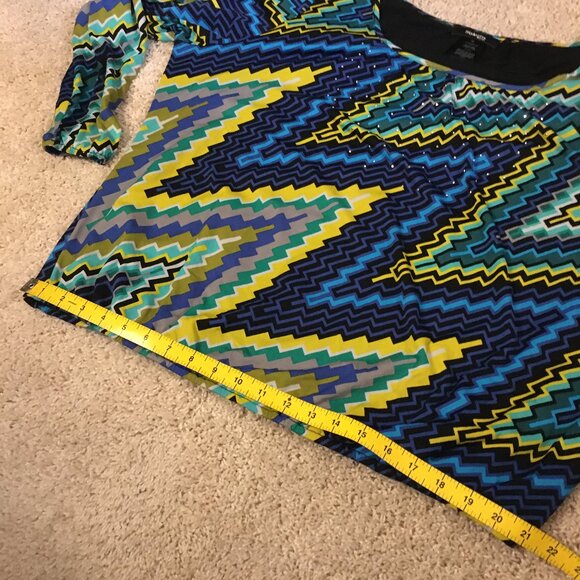 Electric Circus Punkrock Mistfit Bolt and Rhinestone Blouse - Picture 12 of 14